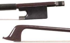 Glasser Standard 4/4 Cello Brown Fiberglass Bow with White Hair